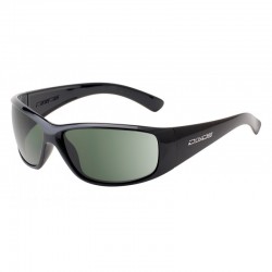 Dirty Dog Safety Glasses Gangster, Black Frames with Green Protective Lens